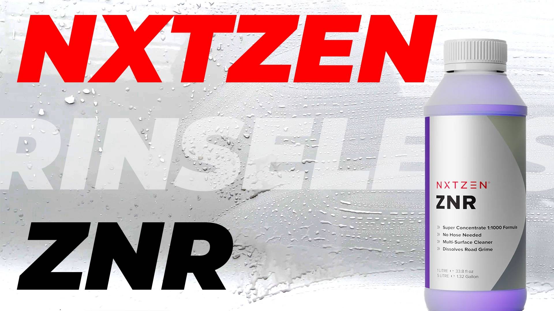 NXTZEN ZNR. Rinseless шампунь с концентрацией 1:1000