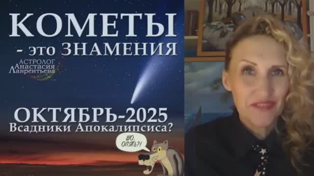 Астролог Анастасия Лаврентьева - Кометы октября 2025