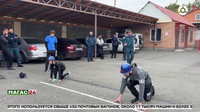 В Карабулаке стартовали республиканские соревнования по пожарно-спасательному спорту