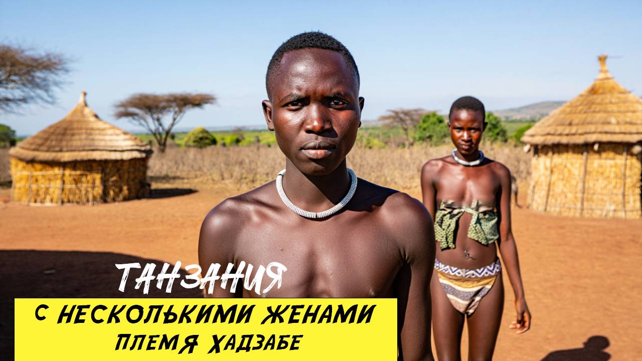 Шокирующие Факты о ПЛЕМЕНИ ХАДЗАБЕ  Пир на ОБЕЗЬЯНАХ и Жизнь с Несколькими Жёнами Без цензуры