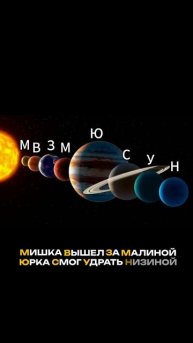 Как легко запомнить все планеты солнечной системы?