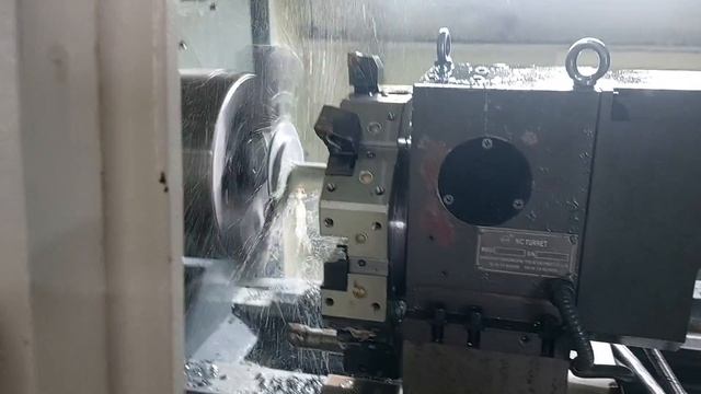 Обработка детали на токарном ЧПУ станке