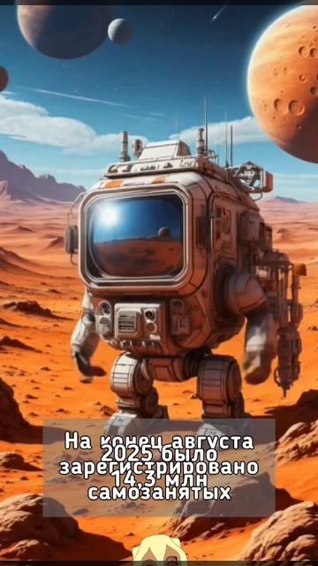 На конец августа 2025 было зарегистрировано 14,3 млн самозанятых