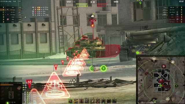 БОЙ В НАТИСКЕ НА Т57 heavy