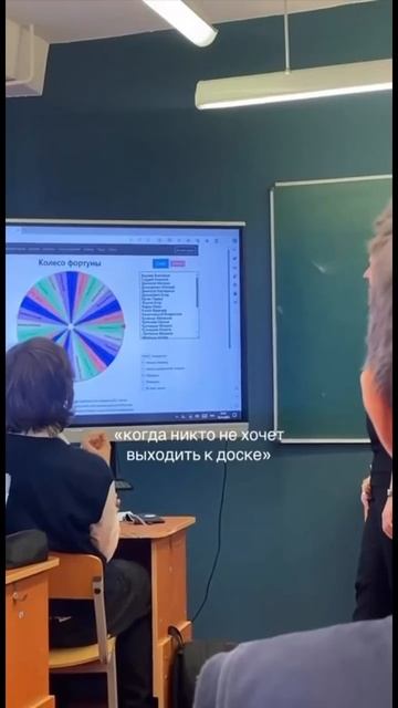 Когда никто не хочет идти к доске...