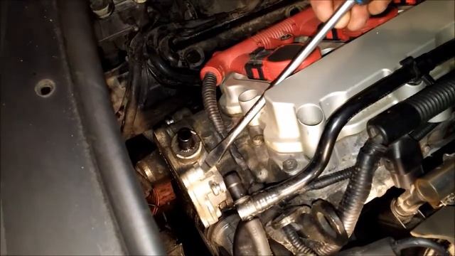 #031 снятие вакуумного насоса Audi A6 (BDW)
