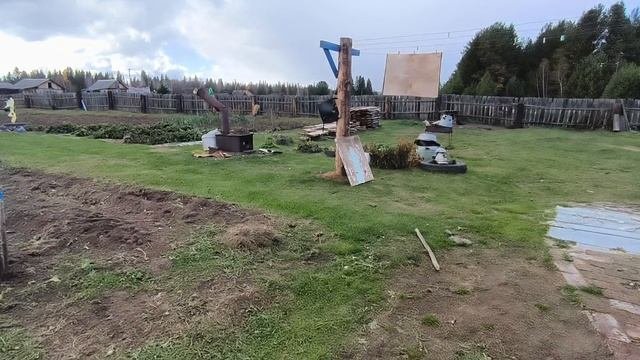 Убираем капусту 4/10/2025.Сибирь,деревня Чукша