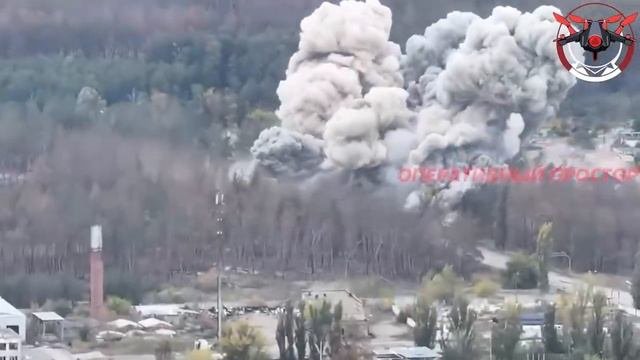 Прилёт ФАБ-3000 на Купянском направлении.