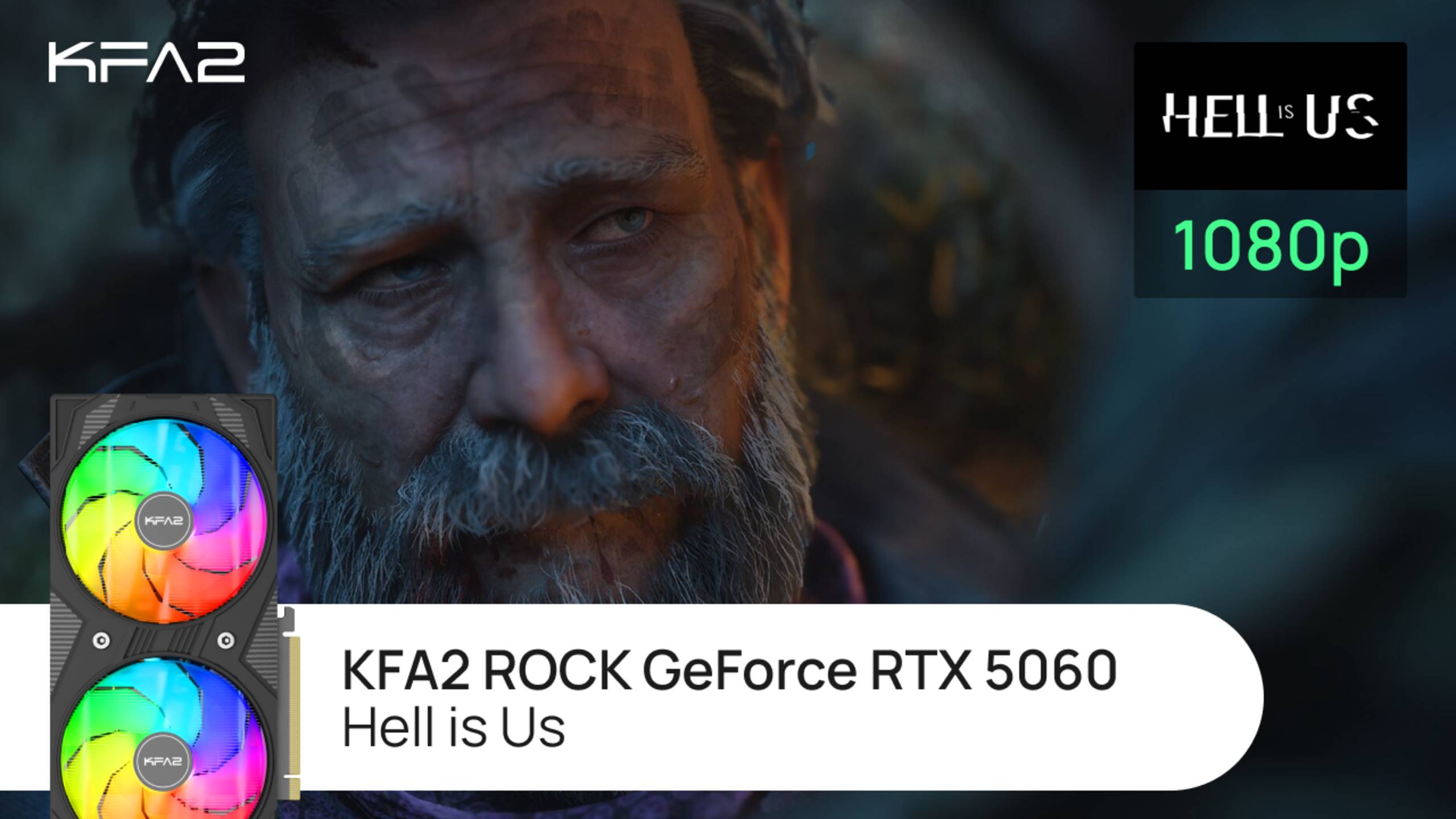 Тест видеокарты KFA2 ROCK GeForce RTX 5060 | Hell is Us | 1080p (Full HD) разрешение