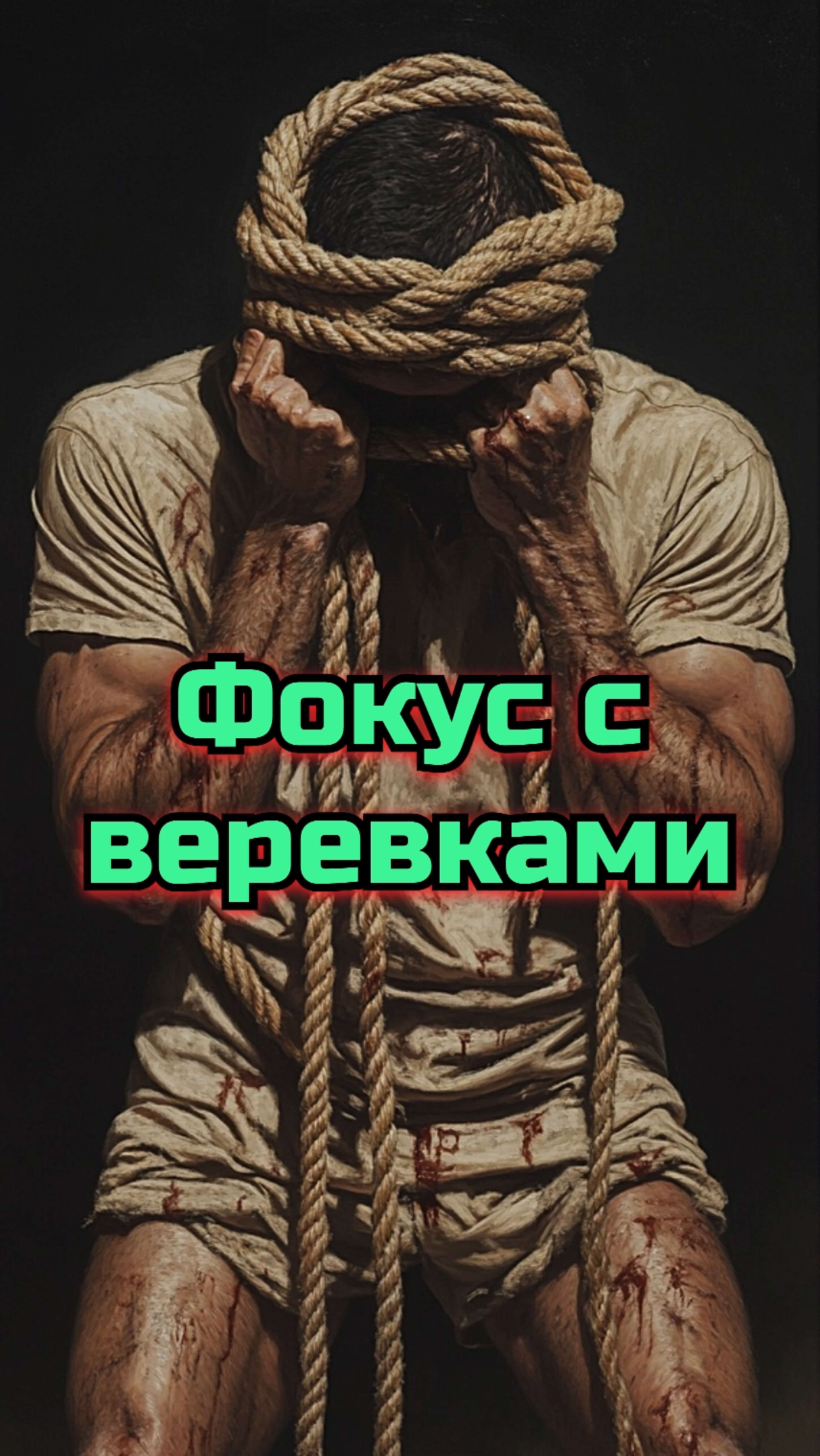 Фокус с веревками #фокус #фокусы #магия #иллюзия #фокусник