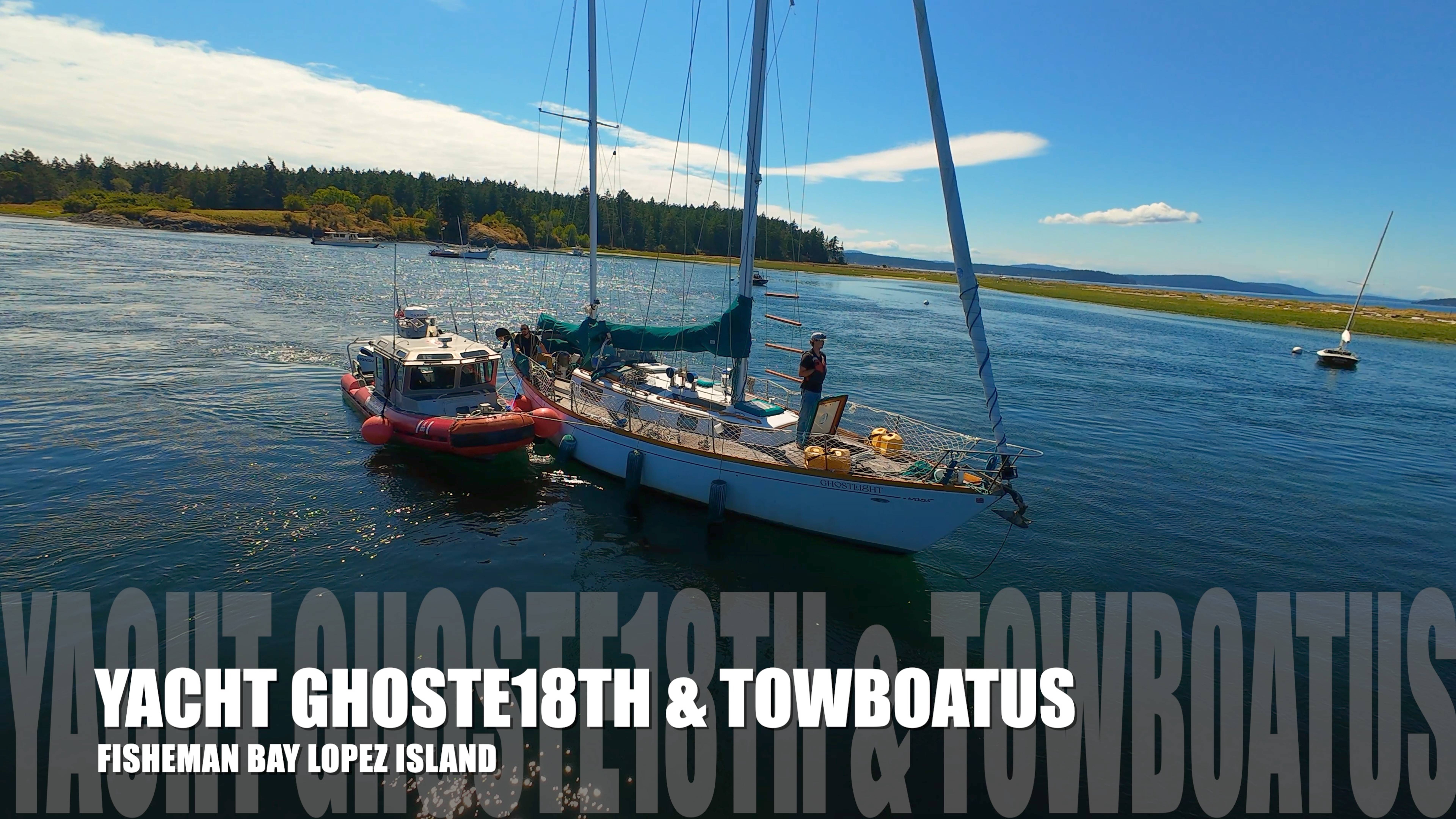 🌊 Деревянная яхта “Ghoste 18th” отбуксирована из Fisherman Bay | DJI Avata FPV