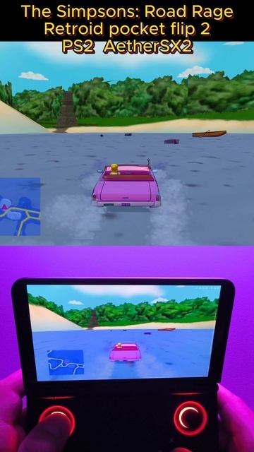 The Simpsons: Road Rage на андроид  AetherSX2 Retroid Pocket Flip 2 #games #retroidpocket