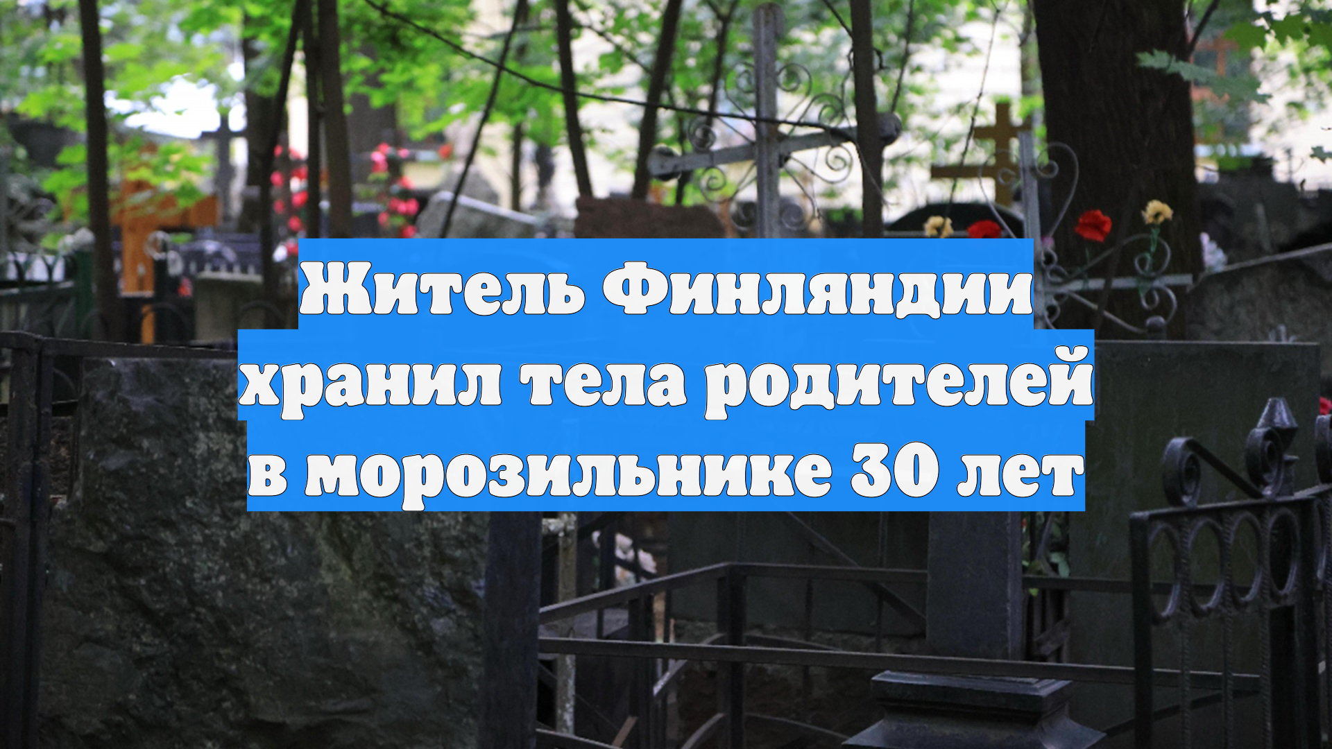 Житель Финляндии хранил тела родителей в морозильнике 30 лет