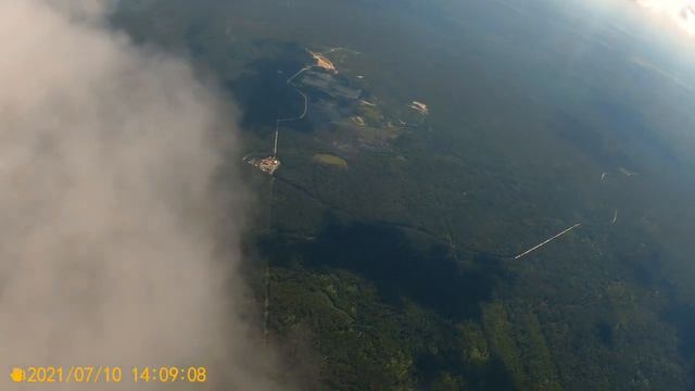 10 07 2021 полет в облаке