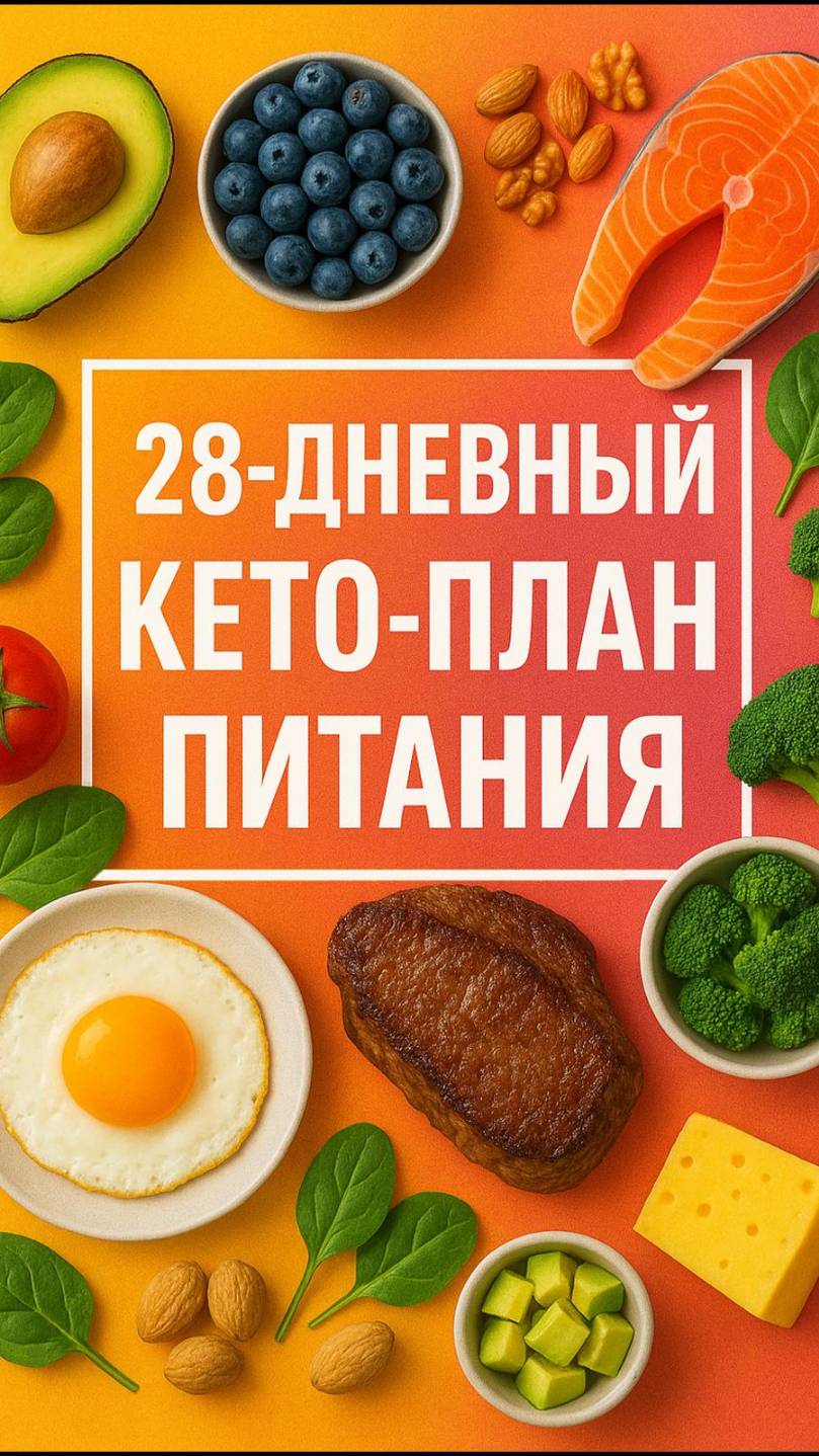 28-дневный КЕТО-ПЛАН ПИТАНИЯ  кето  диета