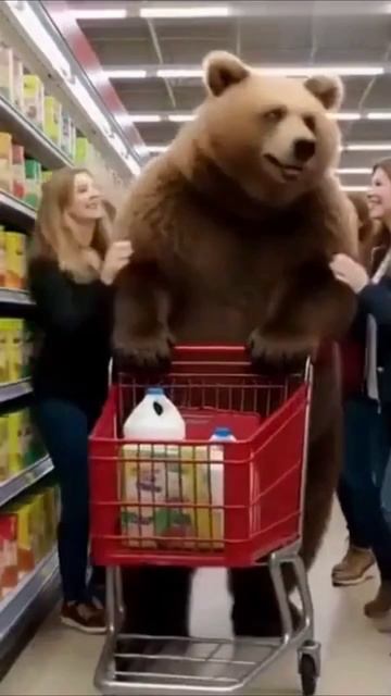 Миша шопится