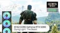 Тест видеокарты KFA2 CORE GeForce RTX 5080 | Dying Light: The Beast | 2160p (4K) разрешение