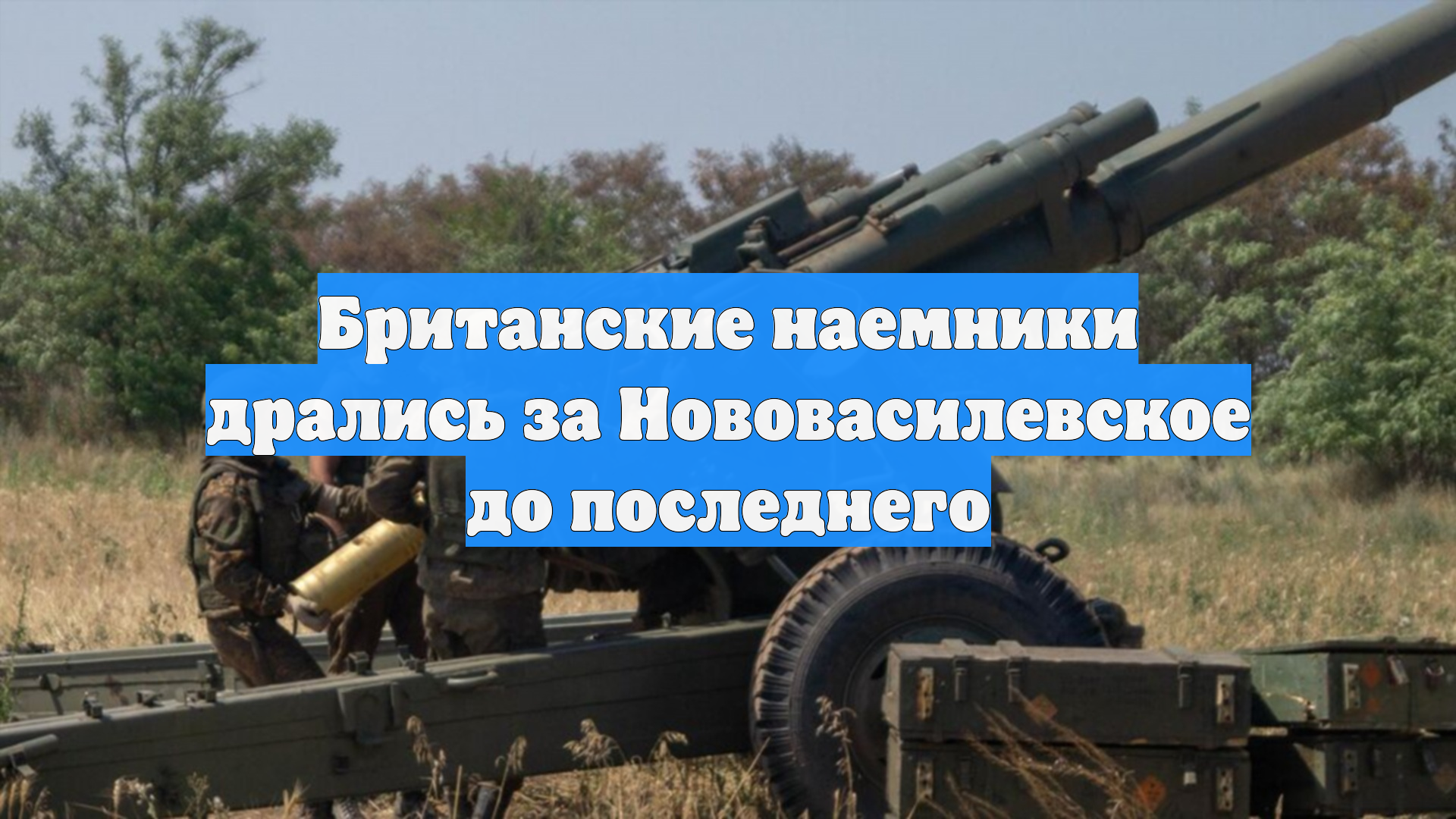 Британские наемники дрались за Нововасилевское до последнего