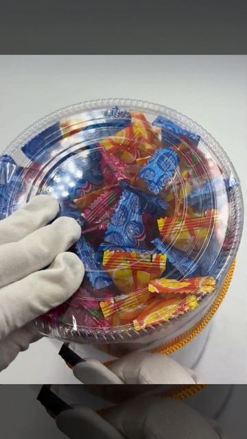 Маршмеллоу Зефир КАНДИ КЛАБ Огромные КОСИЧКИ. Вкус Клубника, апельсин, голубика. Набор 48шт по 10гр