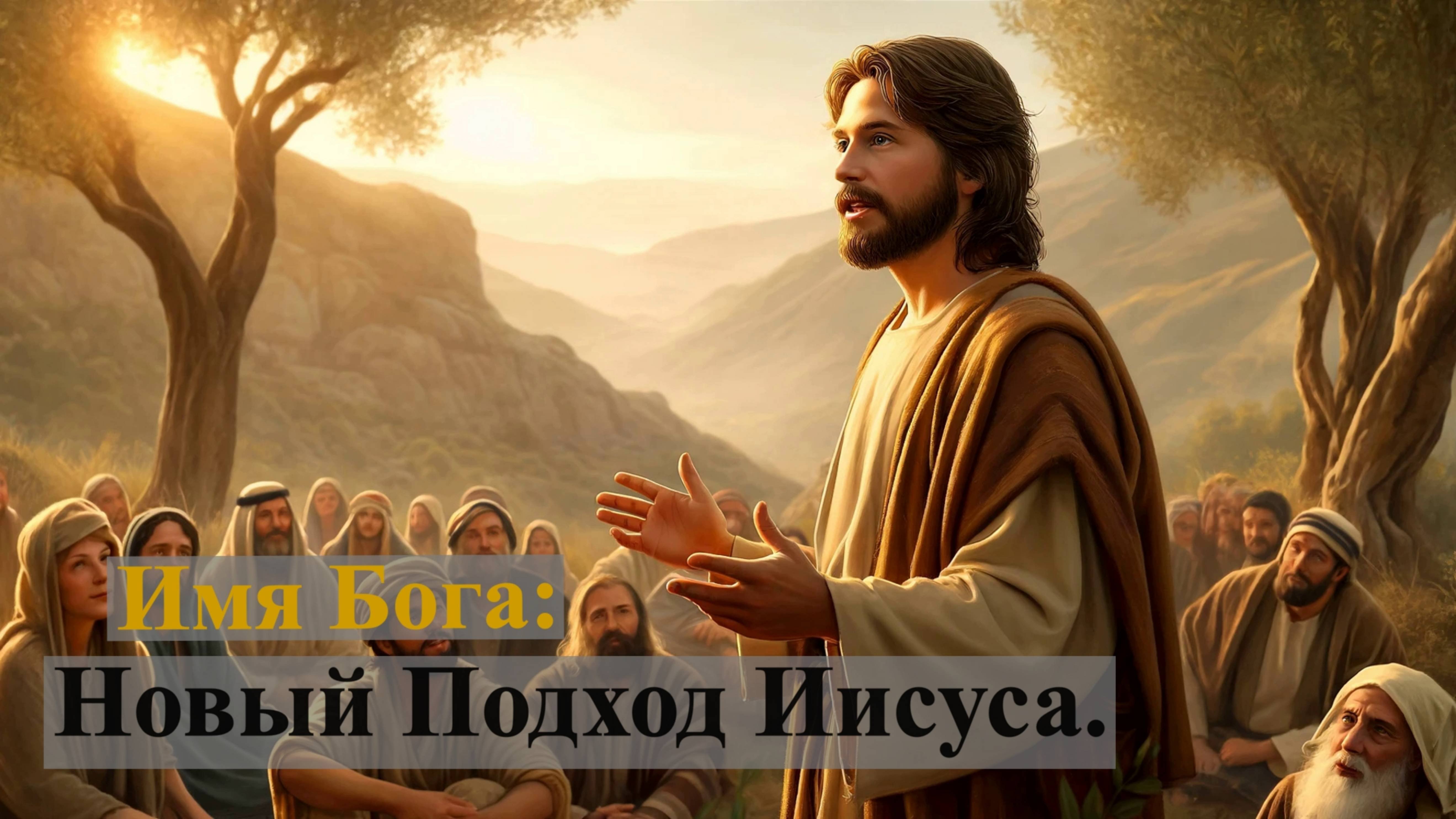 Имя Бога // Символы, Значение и Новый Подход Иисуса // Свидетели Иеговы