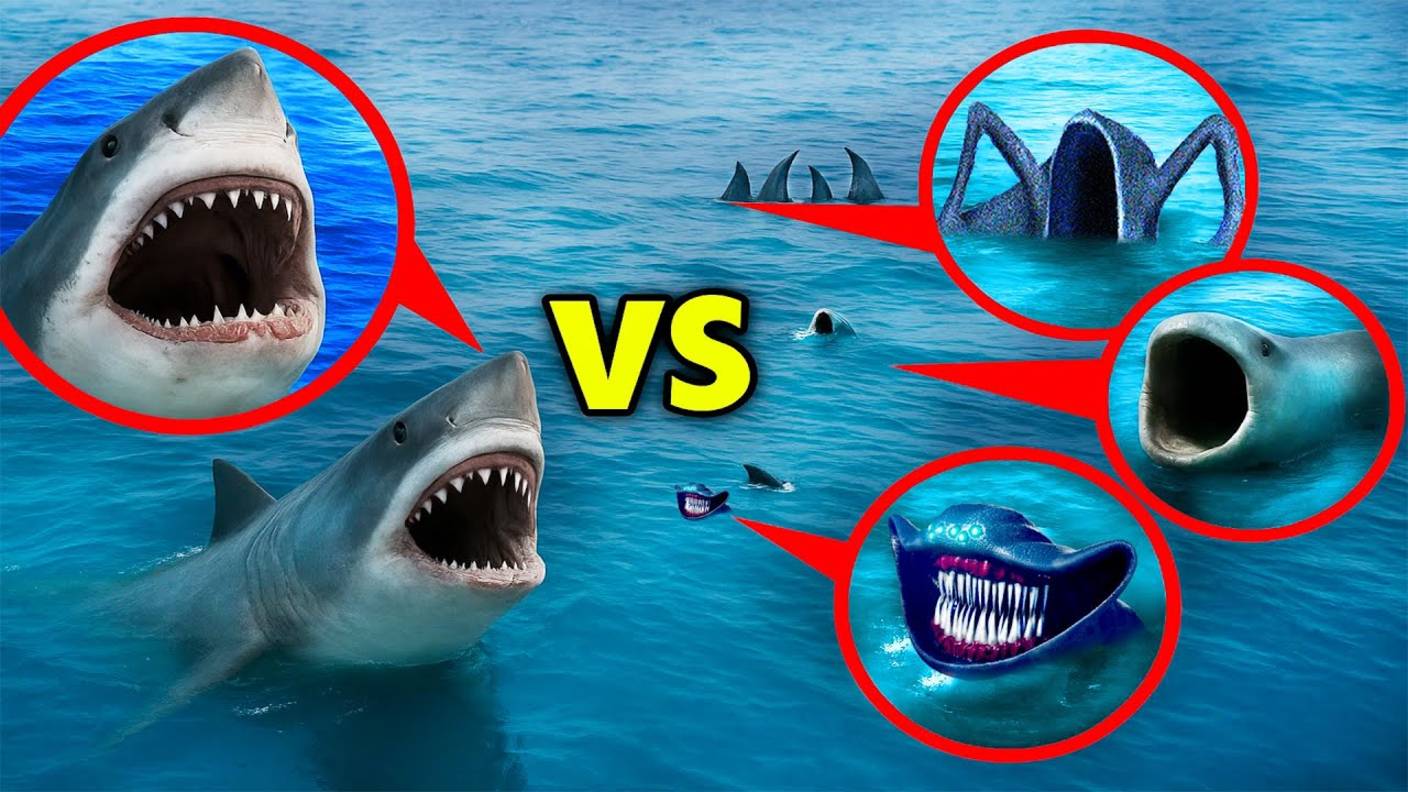 МОЙ ДРОН снял МЕГАЛАДОН vs ПОЖИРАТЕЛЯ МОРЕЙ ЭЛЬ-ГРАН-МАЙЯ И БЛУПА  Они СТОЛКНУЛИСЬ в Океане!