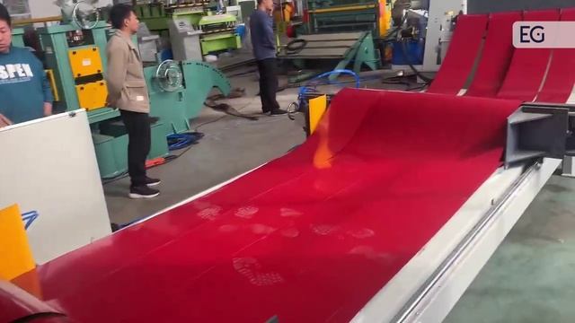 Линия для продольно-поперечной резки рулонной стали MSZN-2.0-8T