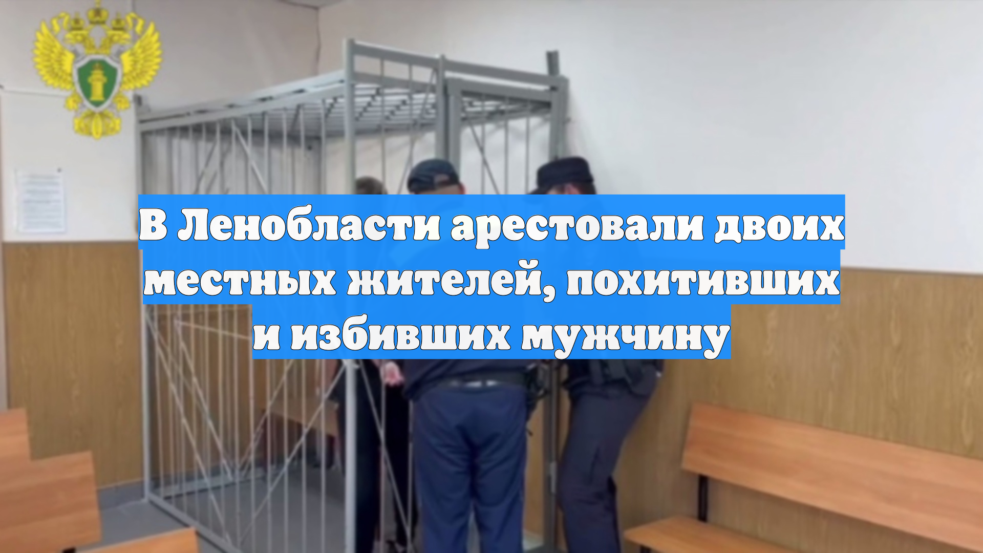 В Ленобласти арестовали двоих местных жителей, похитивших и избивших мужчину