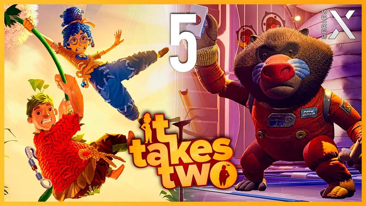 It Takes Two на PS5 - Глава 3: Комната Роуз  Космос Замки и... тот самый Слон часть 5