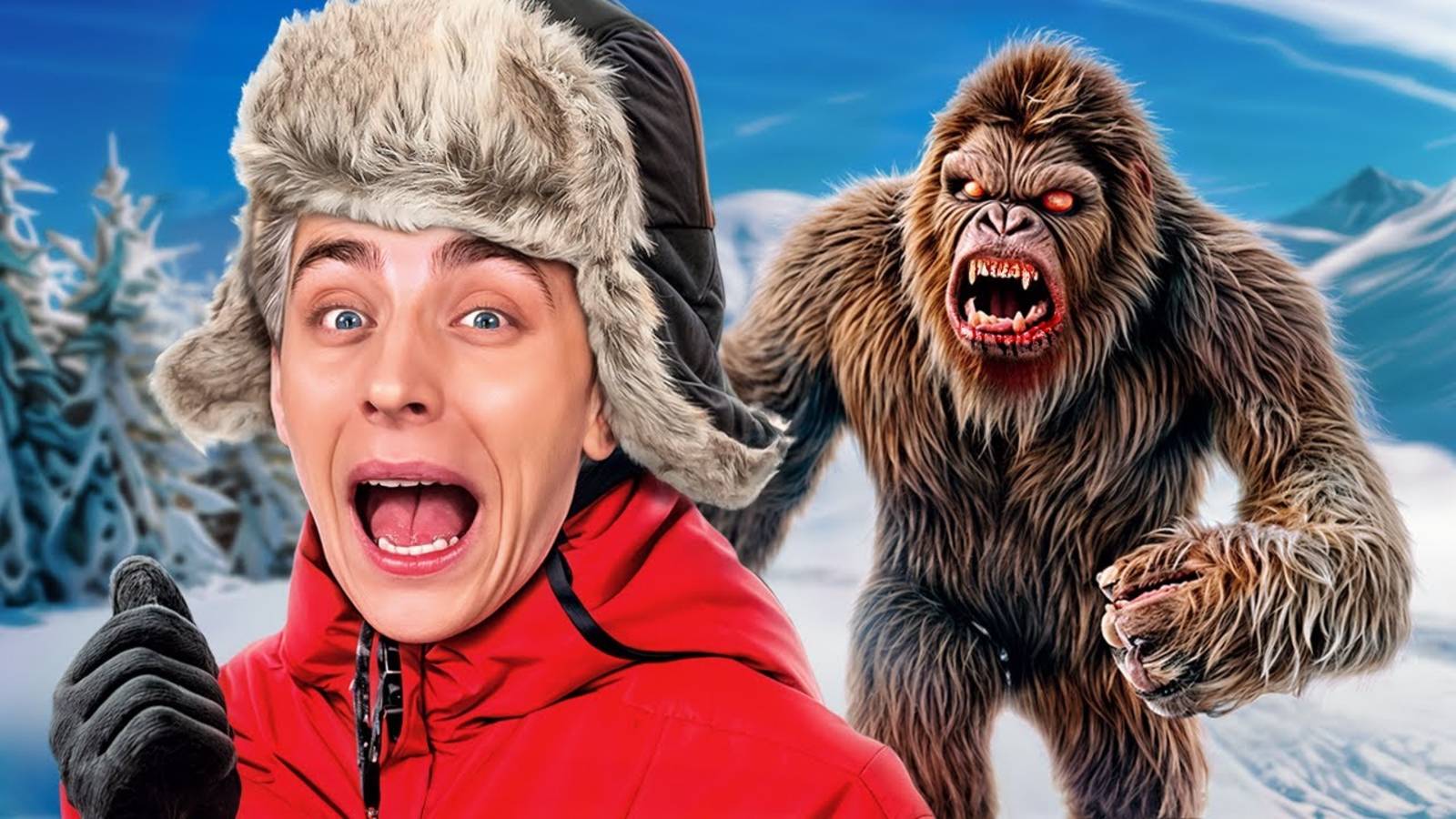 СНЕЖНЫЙ ЧЕЛОВЕК в Реальной Жизни ! А4