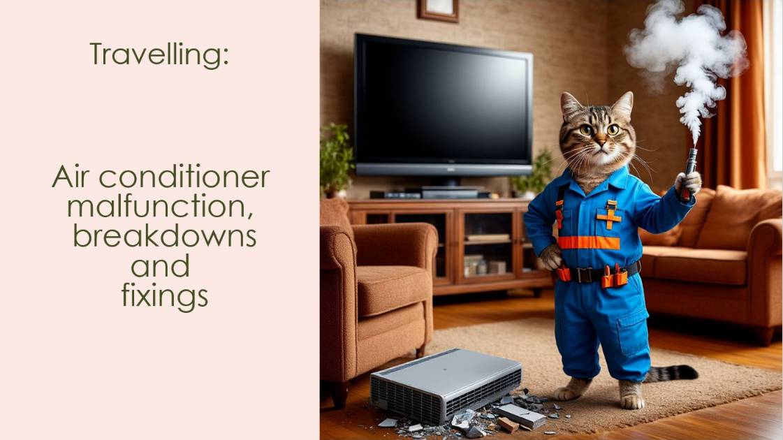 Story # 104: Travelling: Air Conditioner Malfunction, Breakdowns And Fixings