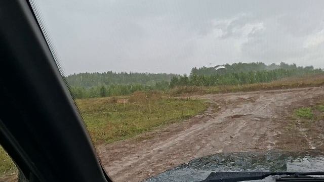 Дождь, Качугский тракт, отворот в д. Картухай (282 км от Иркутска), 20250902_143003