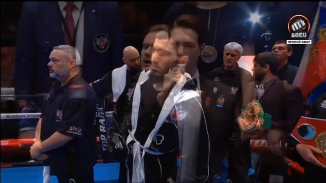 Гимн РФ на Мегаспорт арене. Вечер бокса (бой за звание чемпиона мира Бетербиев/Дайнес) 22.03.2021