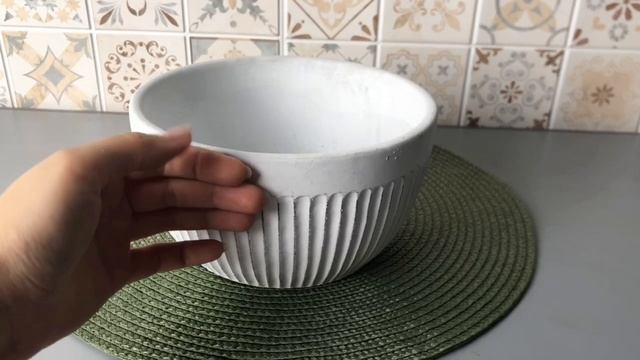Декоративное кашпо РЭЙЕ, круглое, керамика, 20х12 см, 066001610
