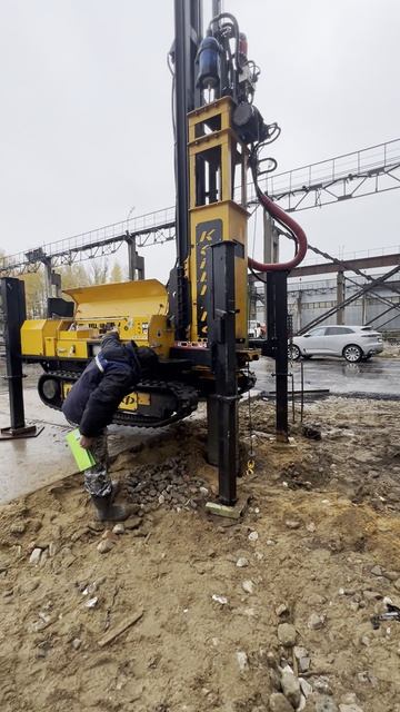 Забивка свай 300/300/7 метровые , Ярославль база Черноземье