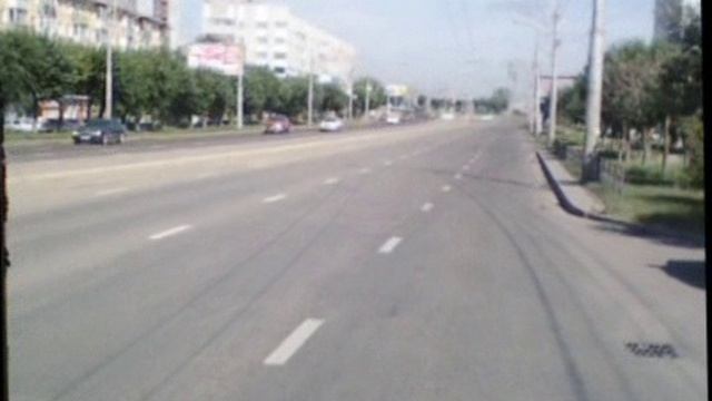 12.08.2017г поездка на автобусе вид лобовое стекло Rec046 Rec15