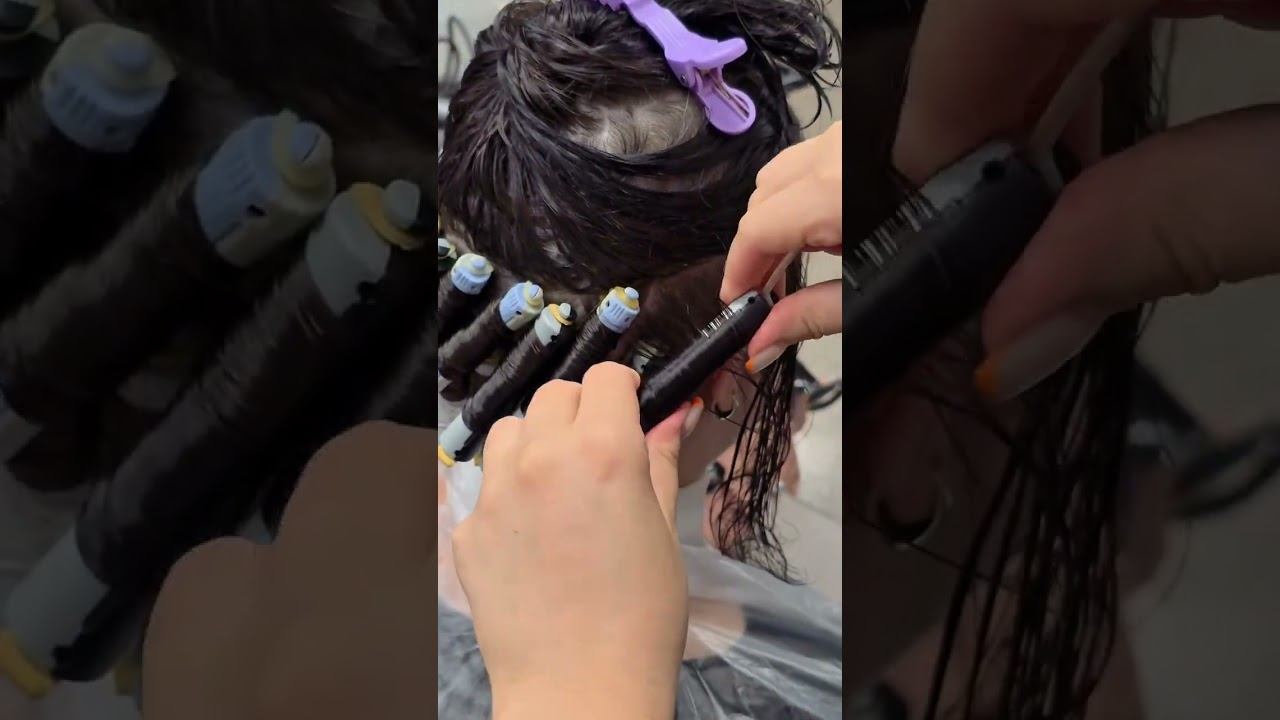 Биозавивка- секрет стойкой укладки. #обучение #hair #салонкрасоты