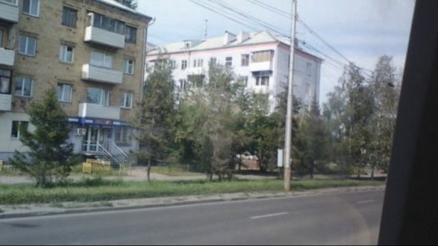 12.08.2017г поездка на автобусе вид лобовое стекло Rec046 Rec18