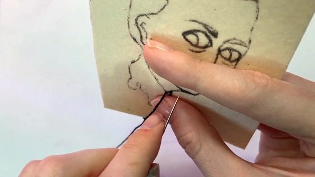 Контурная Вышивка | DIY Contour Stitch | Вышивка На Одежде | Сальвадор Дали | Tutorial