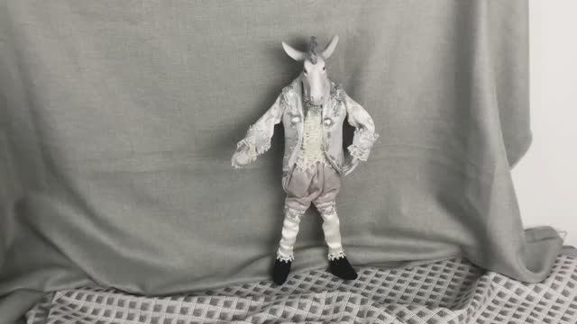 Ёлочная игрушка КОНЬ АЛОИС, полиэстер, 40 см, 5001171