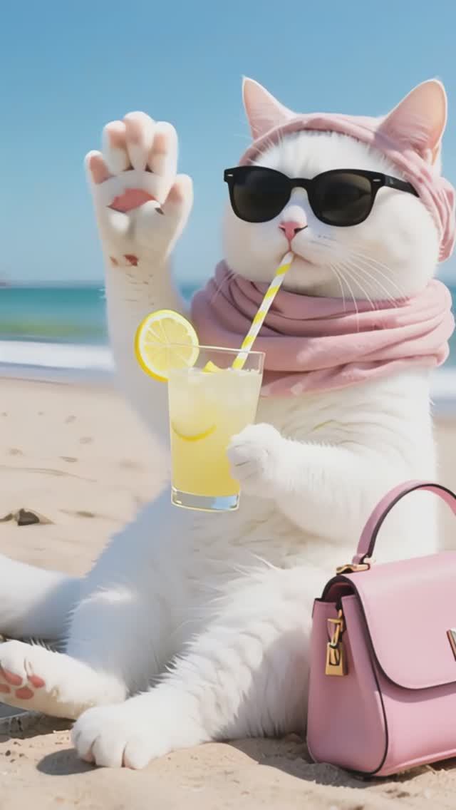 Кошка в отпуске