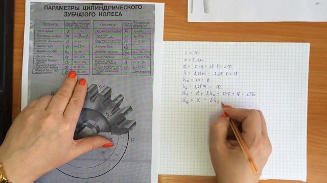 4 5 расчет зубчатого колеса