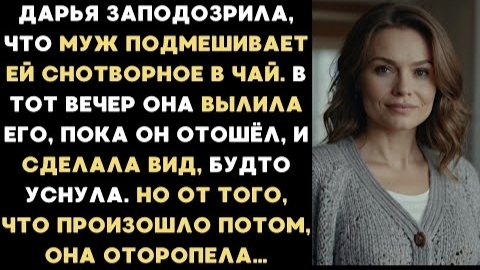 ИСТОРИЯ ИЗ ЖИЗНИ/Я заметила, что муж мне подмешивает снотворное в чай/Рассказ жизненный