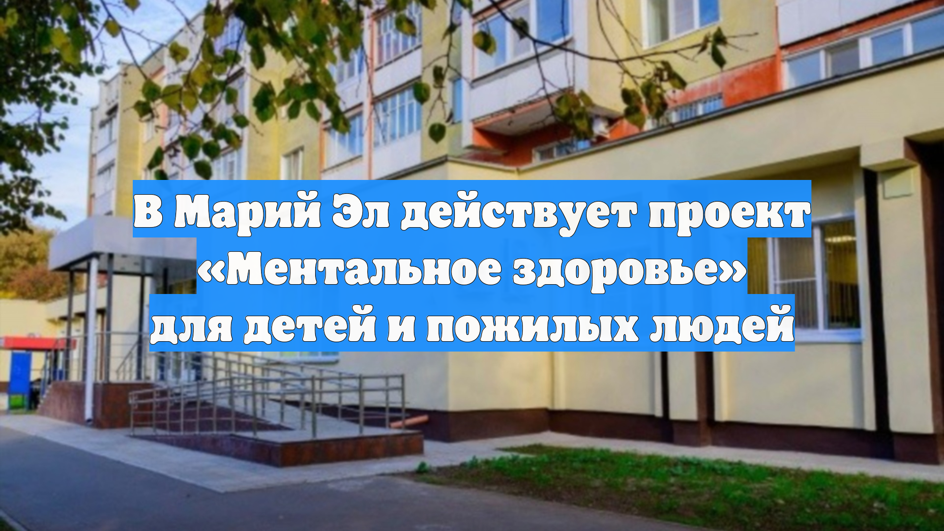 В Марий Эл действует проект «Ментальное здоровье» для детей и пожилых людей
