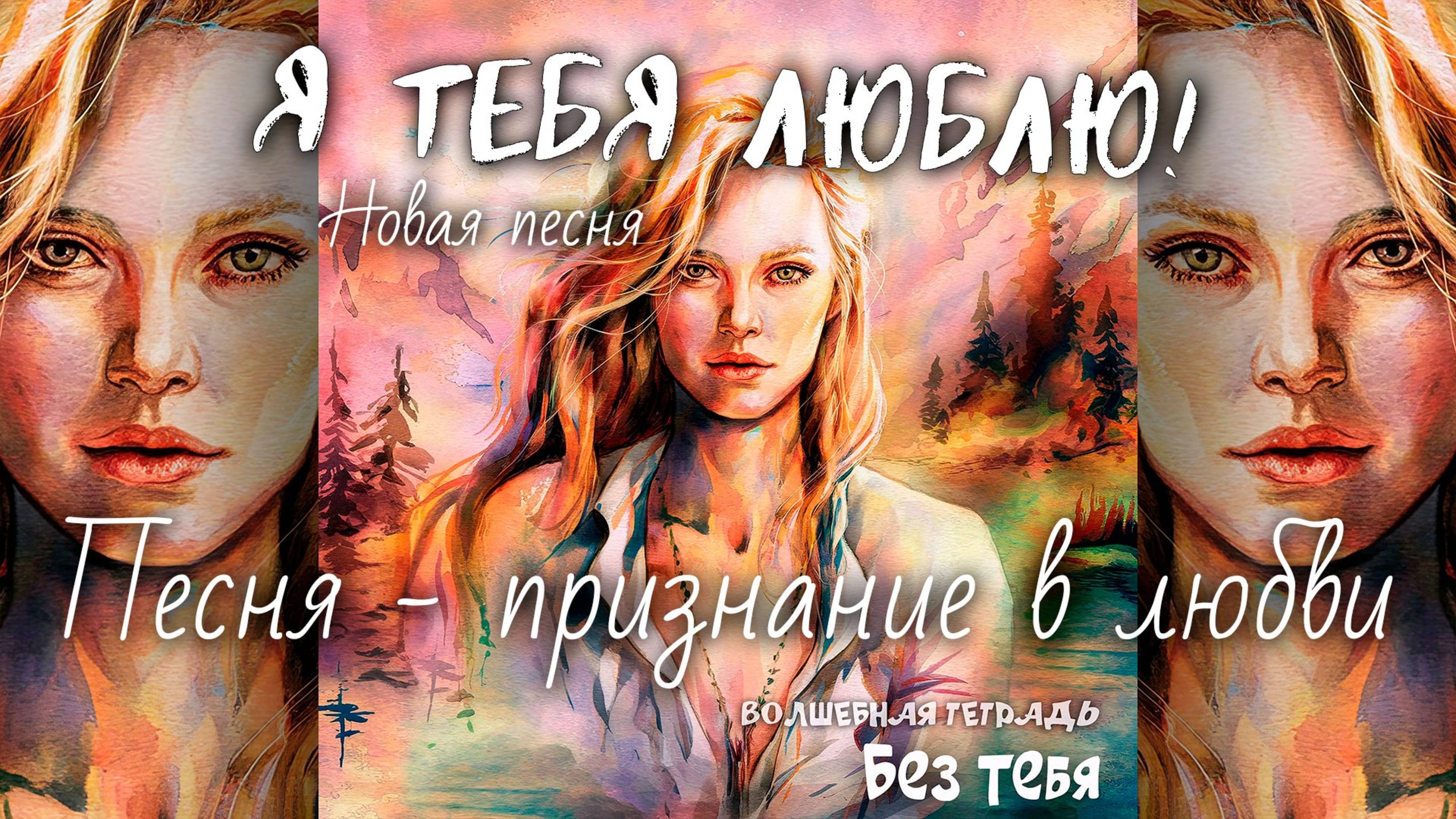 Волшебная тетрадь. Без тебя. Новая песня признание в любви любимой женщине. Новая песня о любви.