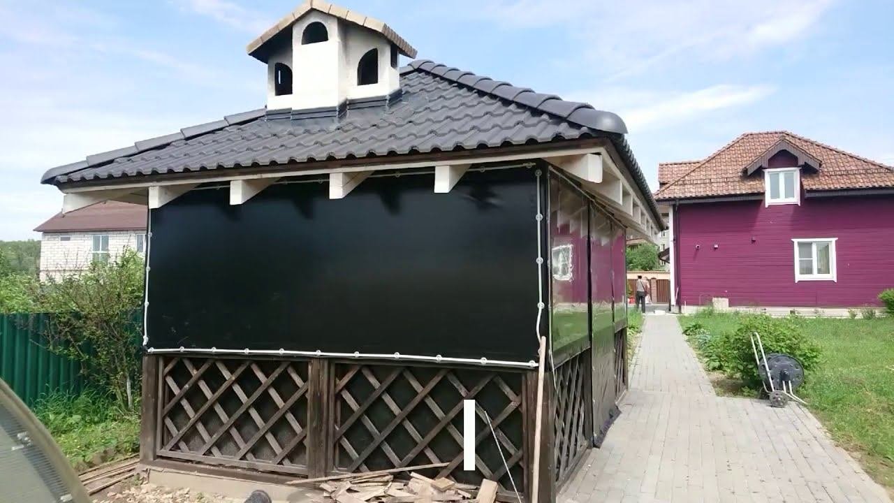 Мягкие окна для беседок и веранд