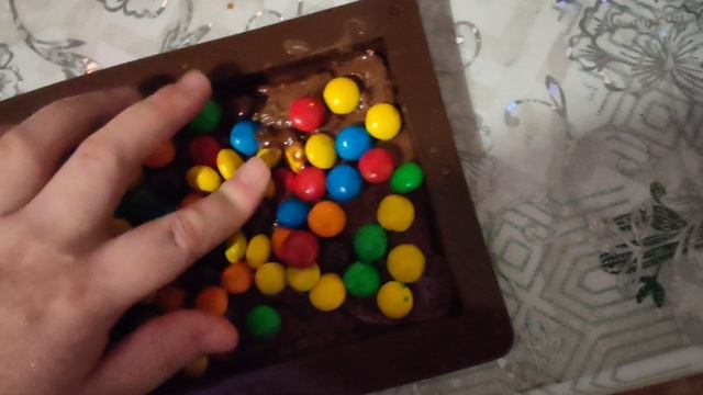 Готовлю большую шоколадку из формы 🍫