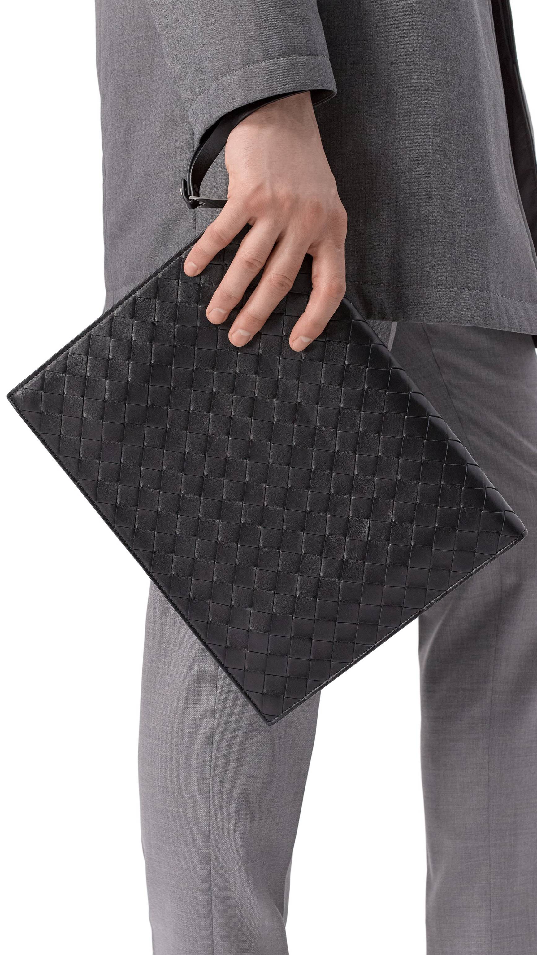 Папка для бумаг BOTTEGA VENETA Intrecciato Document Case With Wristlet — обзор, распаковка, Unboxing