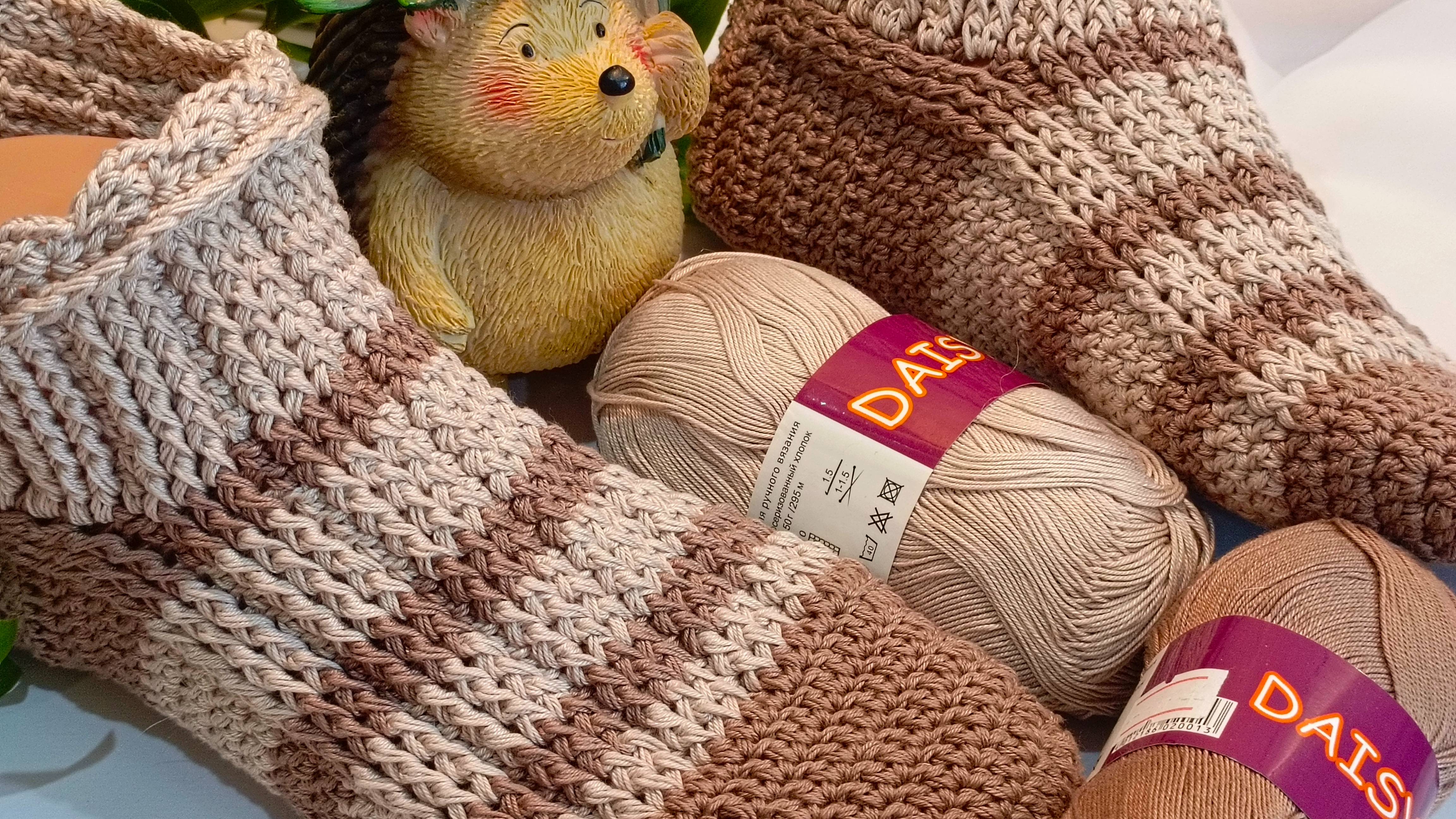 100% хлопок для следков . Экспресс мастер - класс .