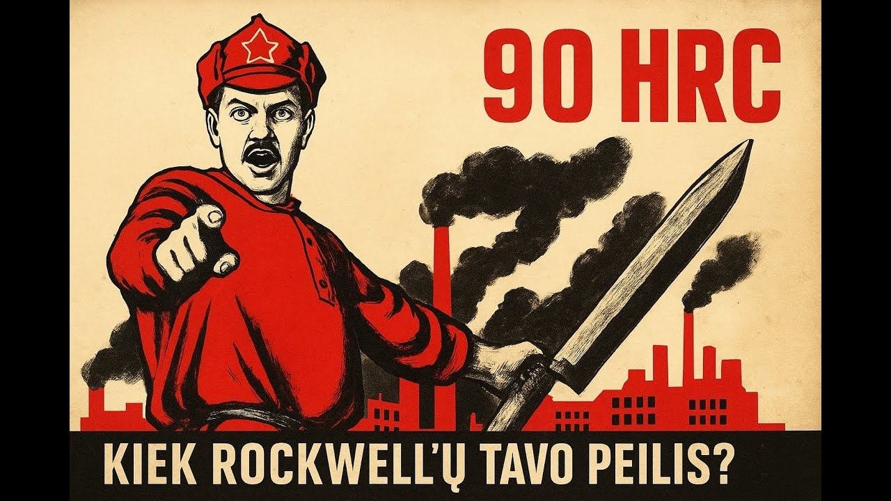 Kiečiausias Peilis Pasaulyje – 90 HRC!