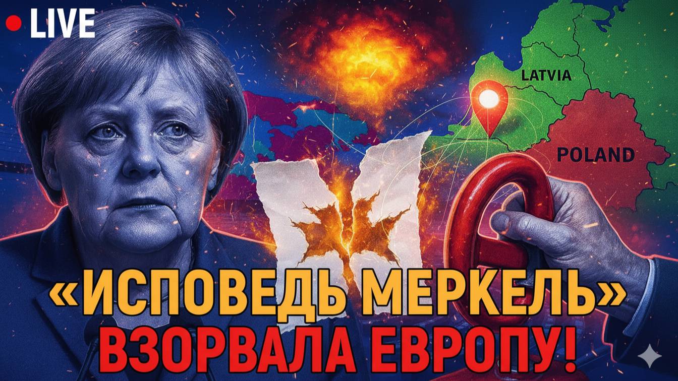 «Исповедь Меркель» взорвала Европу!  кто сорвал Минск и зачем Балтия с Польшей тянули стоп кран